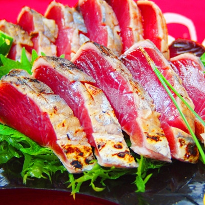 【冷凍】静岡　かつおの黒潮たたき造り