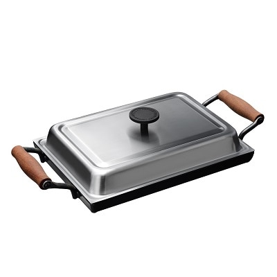 <大人の鉄板> 鉄板 大 角蓋付き