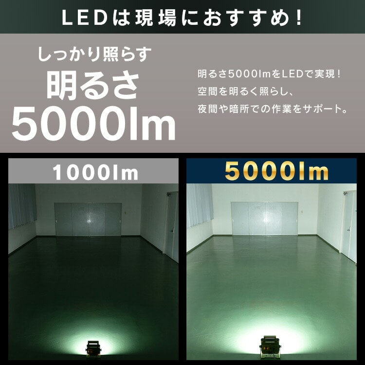 LEDベースライトAC式5000lm LWTL-5000BA