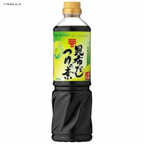 ミツカン 昆布だしつゆの素3倍 800ml つゆ めんつゆ 調味料 大容量