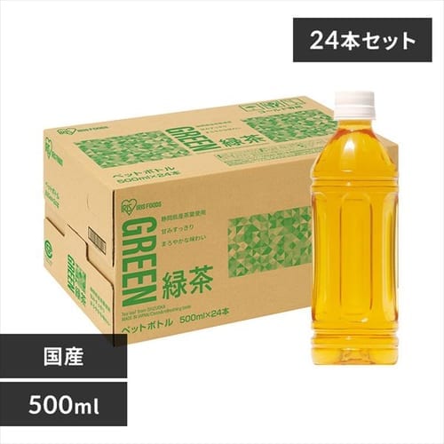 24本】アイリス緑茶 500ml フルラベル お茶 アイリス アイリスフーズ