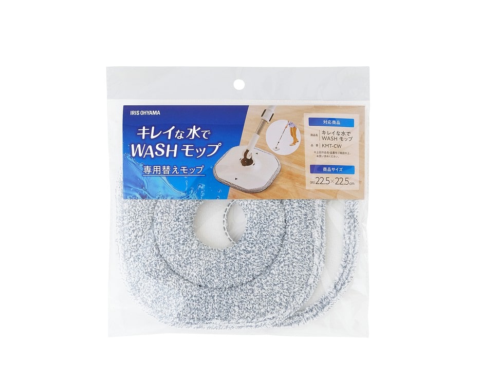 キレイな水でWASHモップ 専用替えモップ KMT-CWM