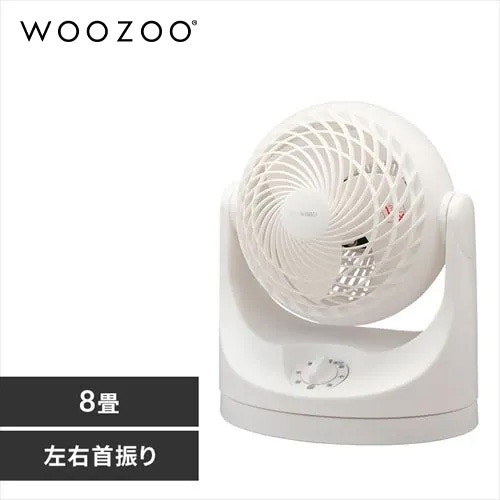 サーキュレーター マカロン型 8畳 左右首振り PCF-MKM15-W ホワイト[summer]