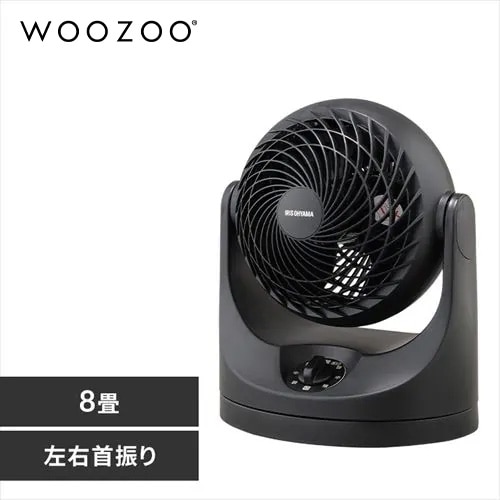 サーキュレーター マカロン型 8畳 左右首振り PCF-MKM15-B ブラック[summer]