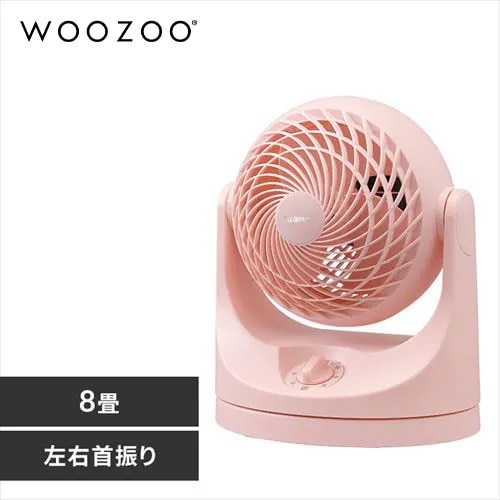 扇風機 サーキュレーター マカロン型 8畳 左右首振り PCF-MKM15-P ピンク[summer]