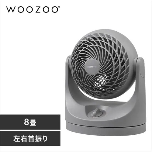 サーキュレーター マカロン型 8畳 左右首振り PCF-MKM15-H グレー[summer]