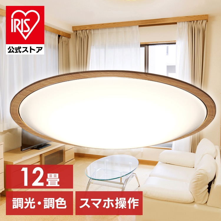 ACKシーリングライト 12畳 ウッドフレーム CEA-2212DLACKW