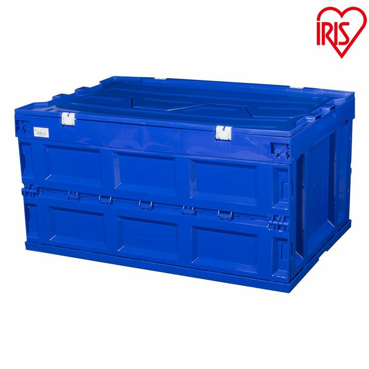 ハード折りたたみコンテナフタ 一体型 HDOH-75L クリア