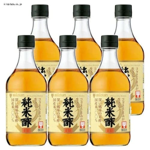 ミツカン 【6本】純米酢金封 500ml 酢 お酢 米酢 ビネガー 料理 調味料