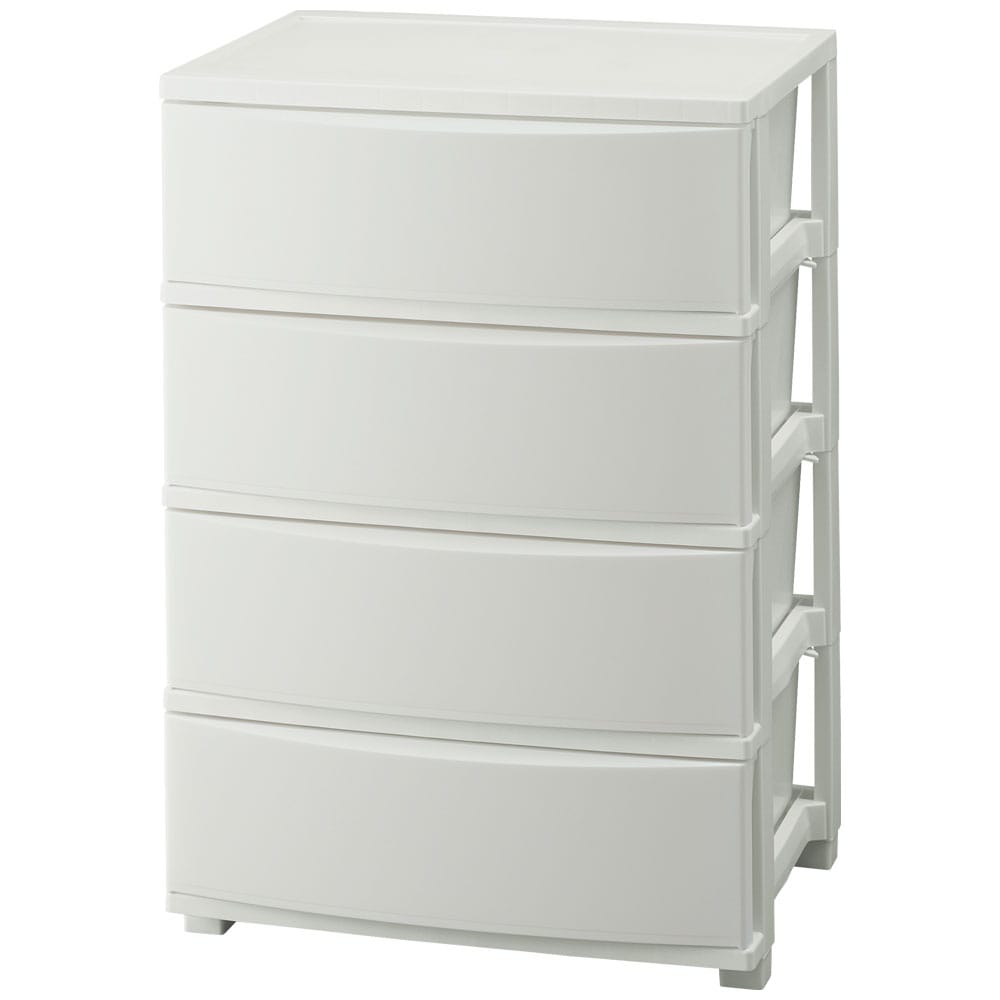 【2個セット】ワイドチェスト CLN-544 ホワイト