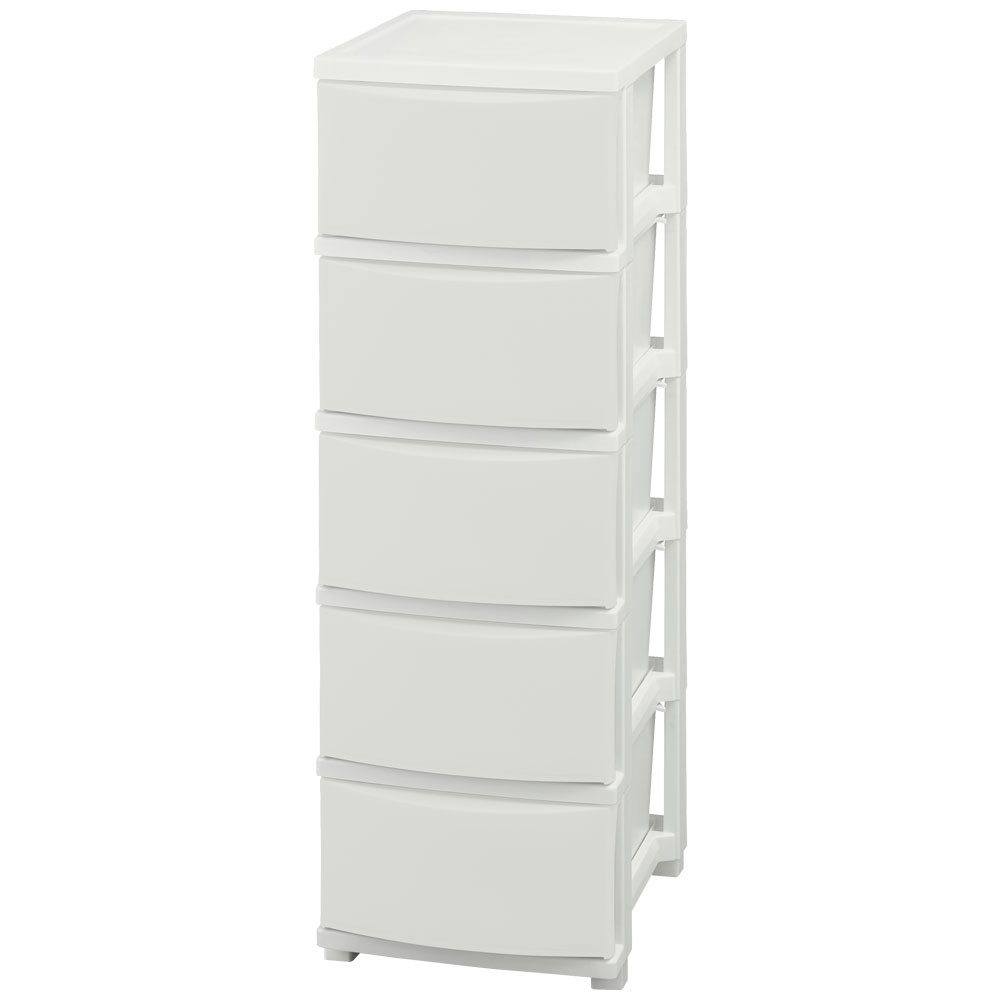 【2個セット】スリムチェスト CLN-325 ホワイト