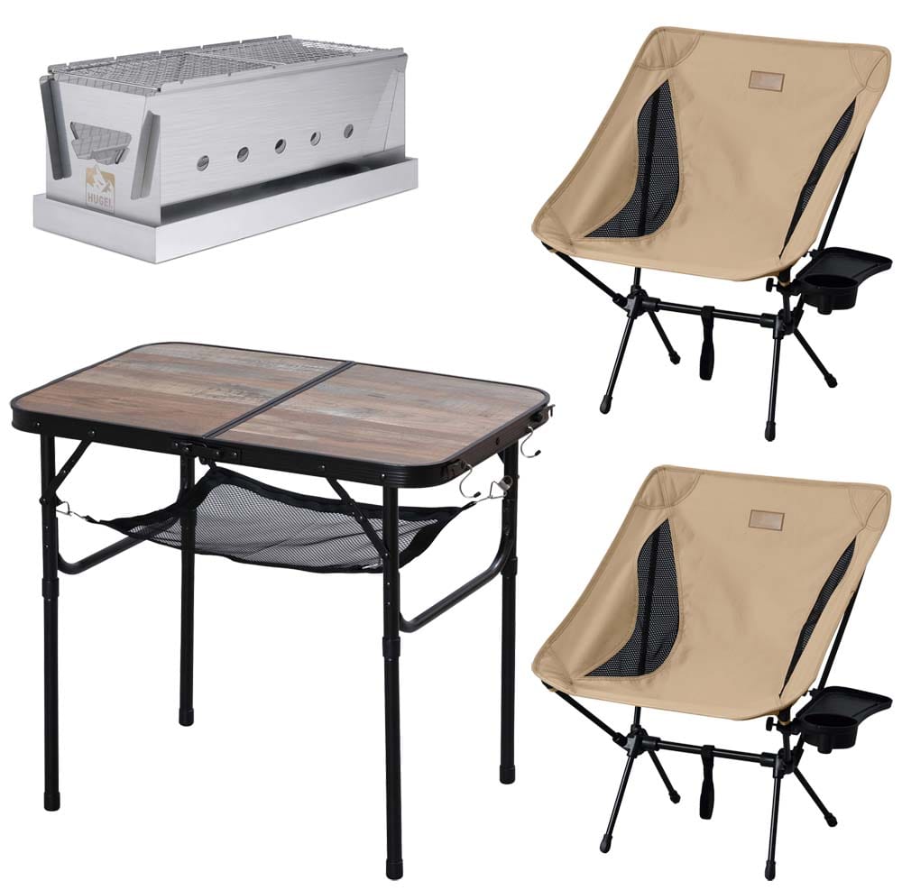 \福袋/ BBQ バーベキュー キャンプ アウトドア コンロ チェア テーブル キャンプチェア BBQコンロ 高さ調節 卓上 アイリスオーヤマ * & 新生活
