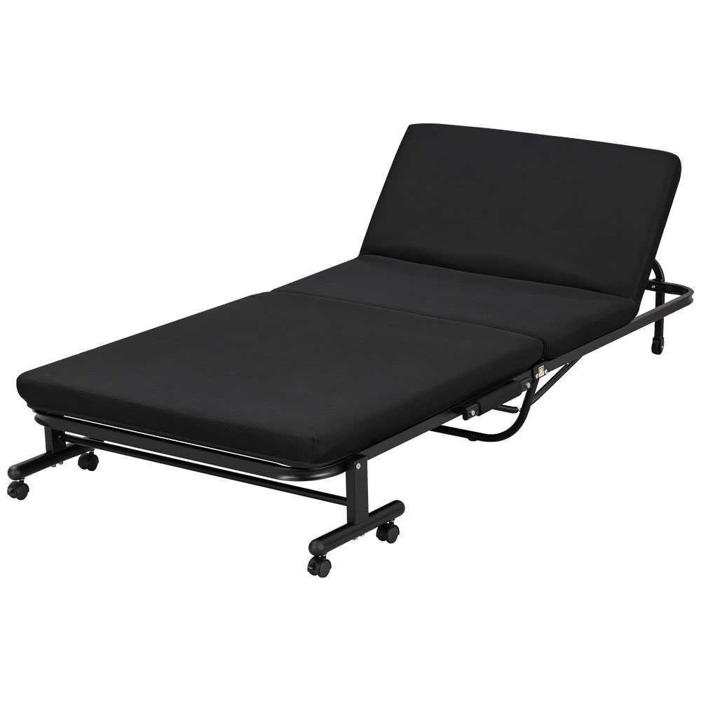折りたたみベッド 低反発 OTB-TRR ブラック