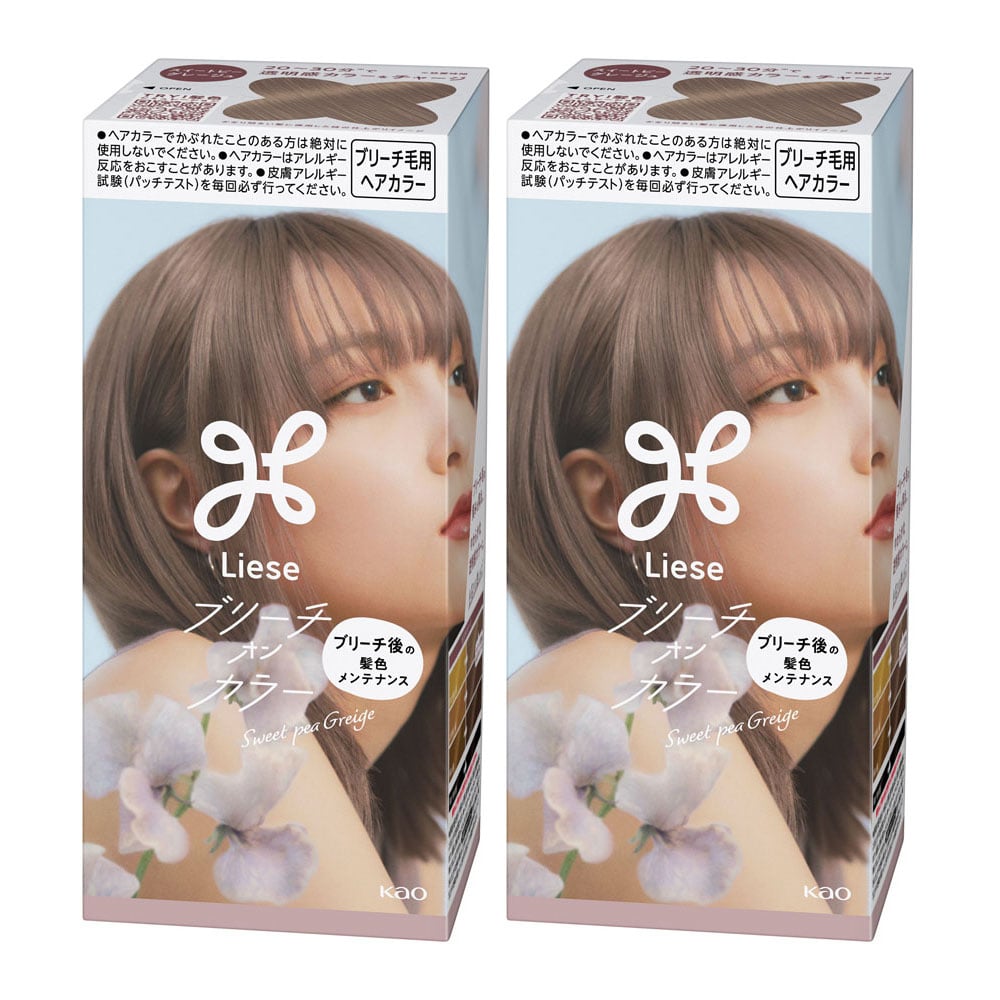 Liese 【2個セット】リーゼ ブリーチオンカラー スイートピーグレージュ