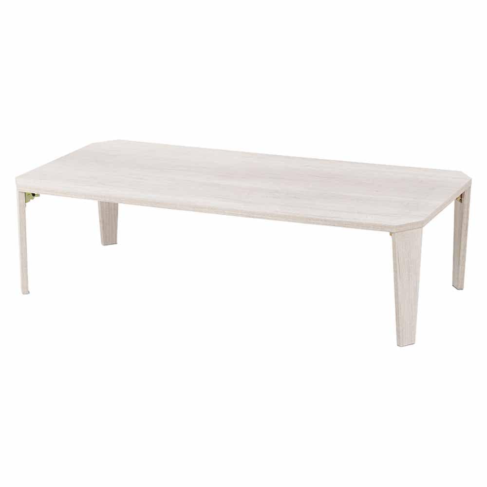 折れ脚テーブル MT-6867WS ホワイト【時間指定不可】【同梱不可】