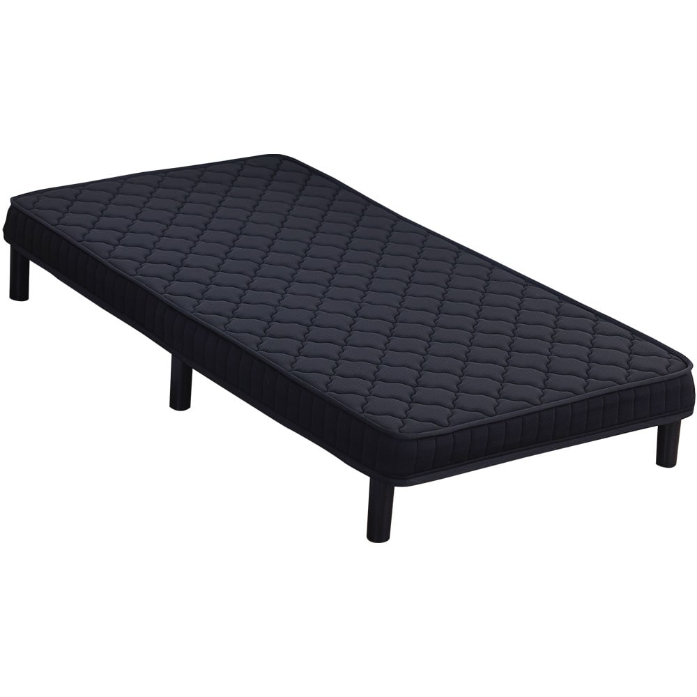 脚付きマットレス シングル ホワイト