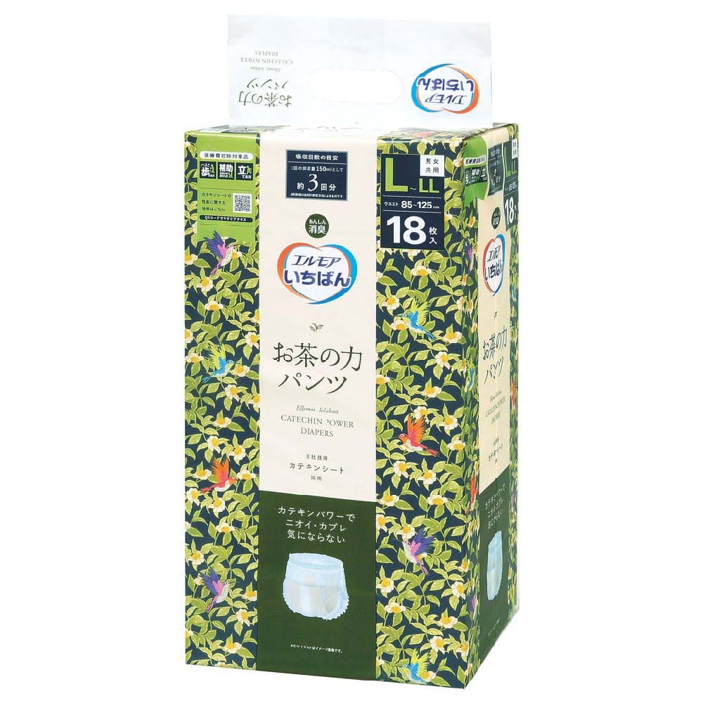 エルモアいちばん お茶の力パンツ L-LL18枚