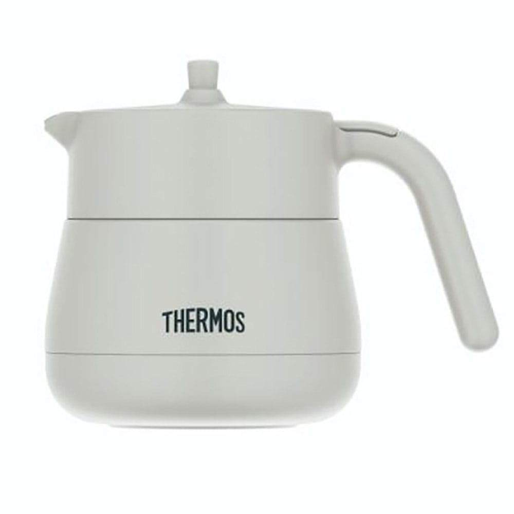 魔法瓶 ティーポット 保冷保温 真空断熱ティーポット 0.45L TTE-450 LGY サーモス THERMOS 保冷・保温 ティーポット 卓上ポット ポット お茶 真空断熱 ストレーナー 魔法瓶 THERMOS ライトグレー ベージュ ブラウン