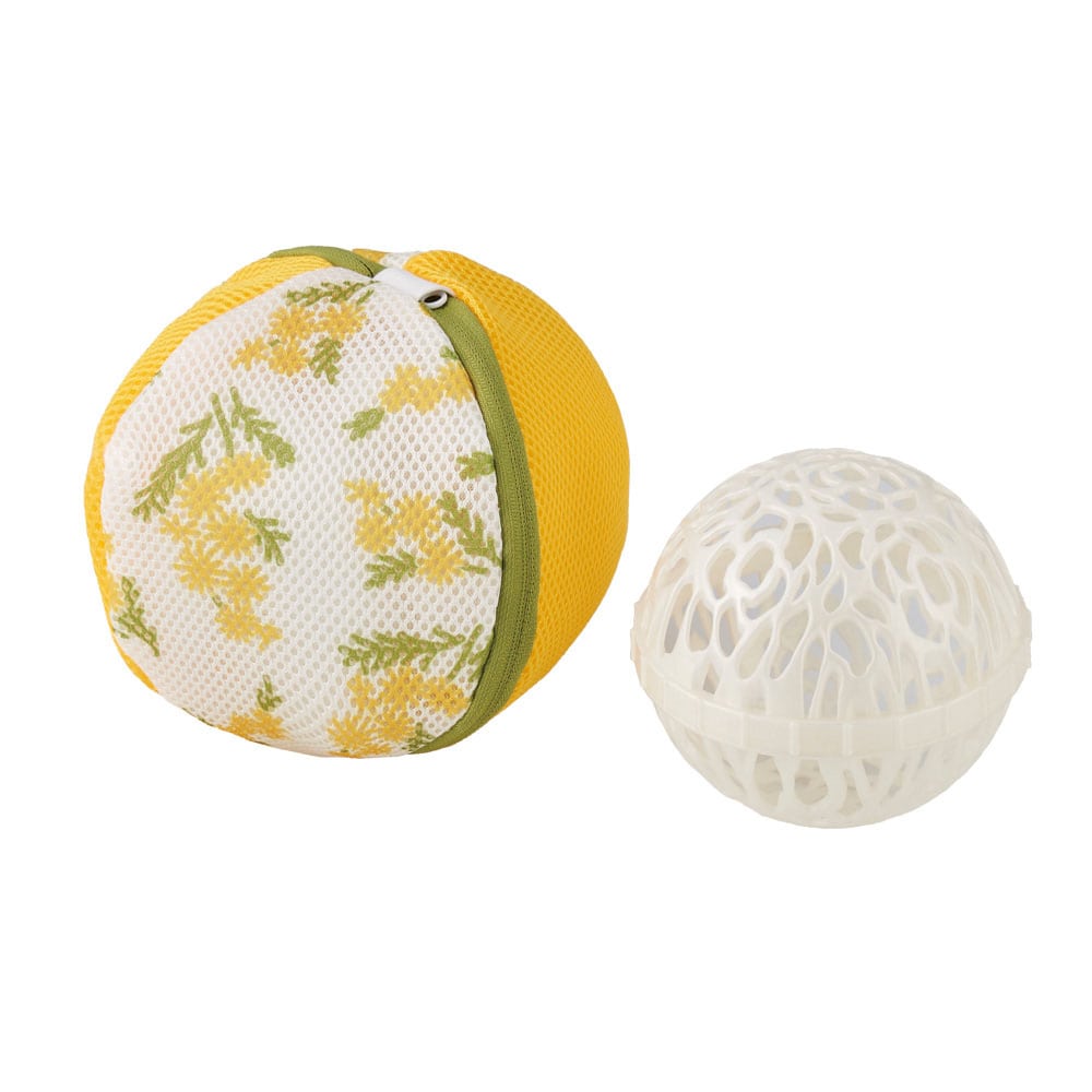 洗濯ネット ブラジャー 下着 ふんわり洗うブラジャーネット ミモザ 65075800 洗濯ネット ブラジャー 下着 型くずれ防止 洗濯 ネット 保護ボール 洗濯ボール ドラム式 かわいい 花柄 ミモザ ブラ 型崩れ防止