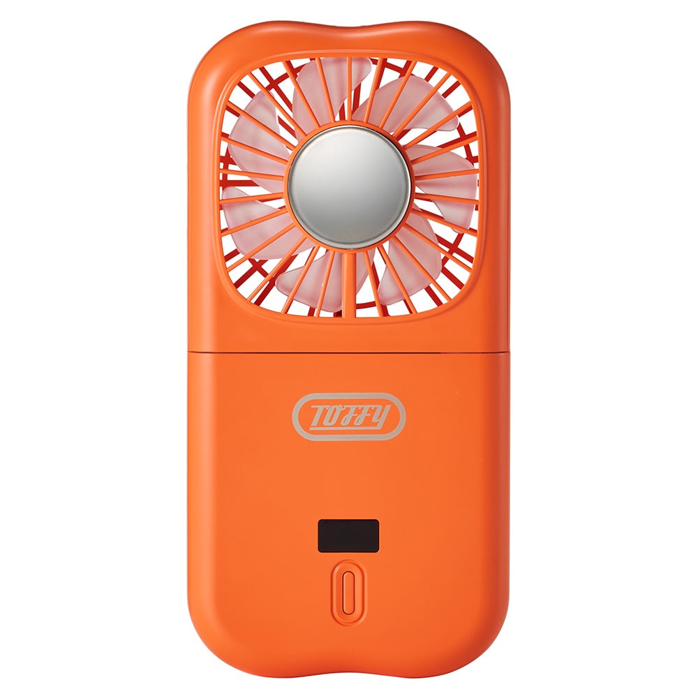 ハンディファン 小型扇風機 充電式 折りたたみひんやりファン HFN6 ハンディファン 小型扇風機 充電式 ハンディ―ファン 扇風機 持ち運び カラフル 薄型 折りたたみ 冷却プレート 充電長持ち 大風量 ペルチェ デザイン家電 Toffy ラドンナ
