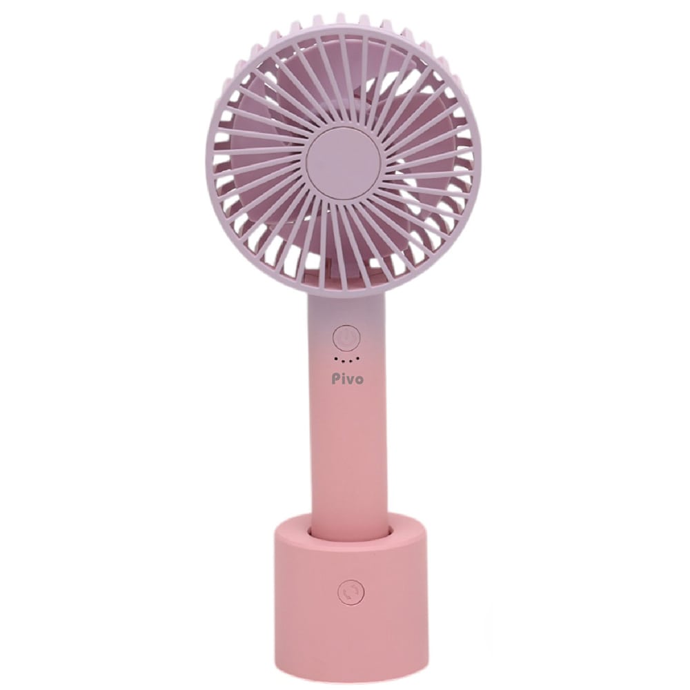 ハンディファン 小型扇風機 首振り iFan Pivo ハンディファン 小型扇風機 首振り ハンディ―ファン 扇風機 持ち運び おしゃれ スタンド付き 風力調節 コンパクト 卓上 ハンディ 携帯扇風機 ミニ扇風機 かわいい 【B】