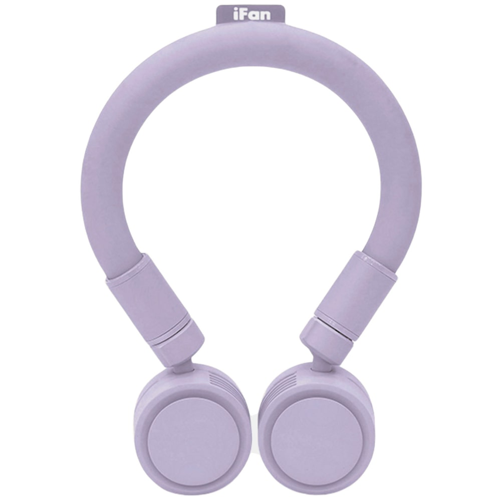 首掛け扇風機 ネッククーラー ネックファン iFan CoolNeck 首掛け扇風機 ネッククーラー ネックファン 首掛け 扇風機 ネック おしゃれ 持ち運び 小型扇風機 風力調節 携帯扇風機 ミニ扇風機 かわいい パープル 【B】