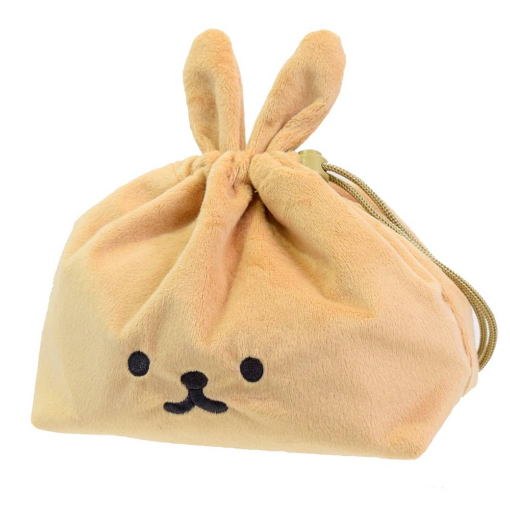 サブヒロモリ ムームー フェイス巾着 390517 ピンク／ももうさ