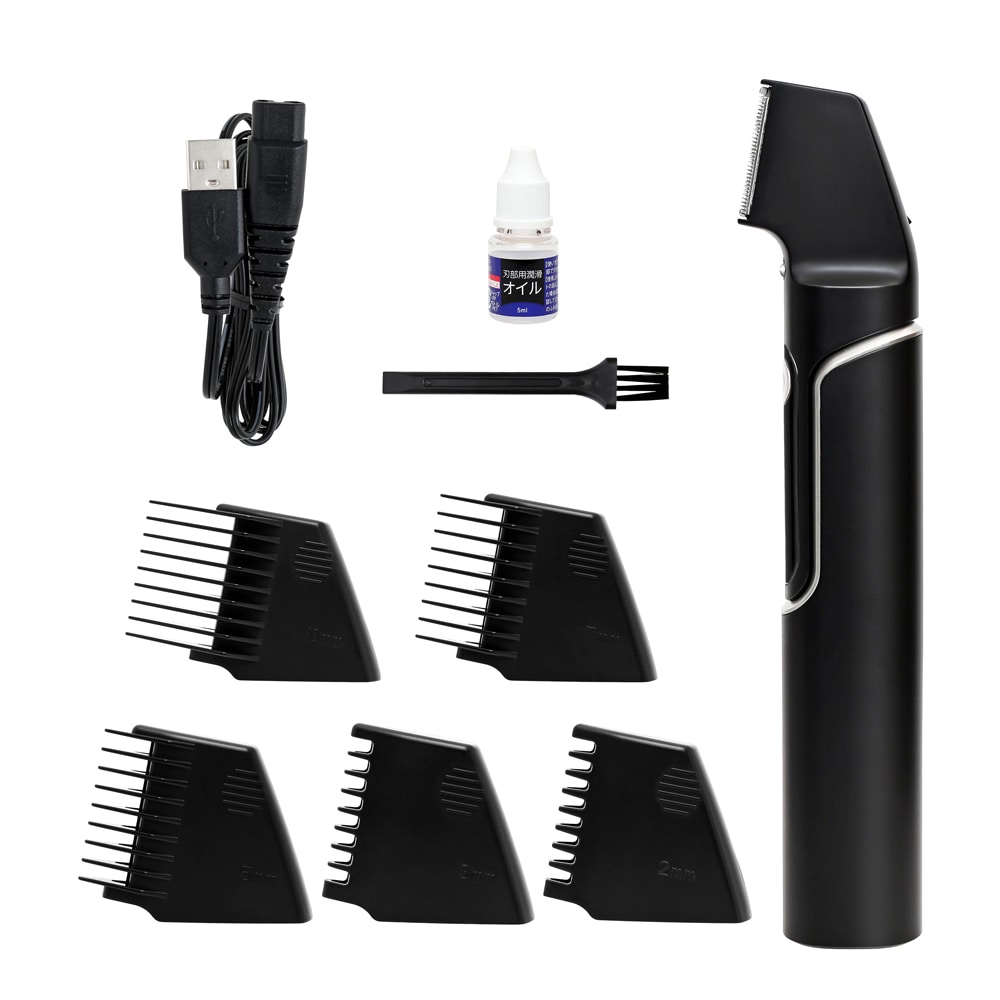 ロゼンスター 水洗い充電交流式 チタンコーティングトリマー ブラック CT-256