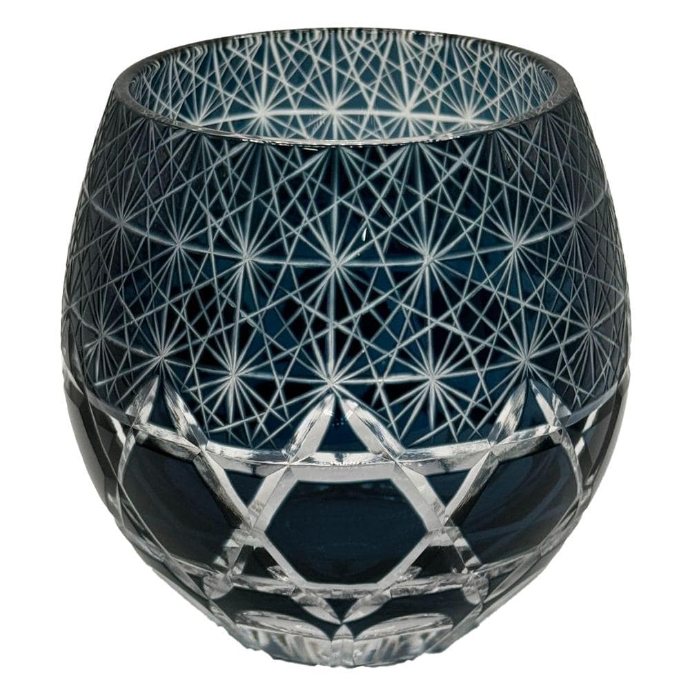 切子 タンブラー 硝子 切子タンブラー GC58502DB 切子 タンブラー 硝子 ガラス 濃紺 酒 父の日 ギフト おしゃれ シンプル 濃紺 青 赤 黒 紫