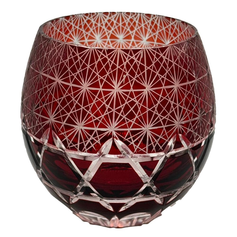 切子 タンブラー 硝子 切子タンブラー GC58502DB 切子 タンブラー 硝子 ガラス 濃紺 酒 父の日 ギフト おしゃれ シンプル 濃紺 青 赤 黒 紫