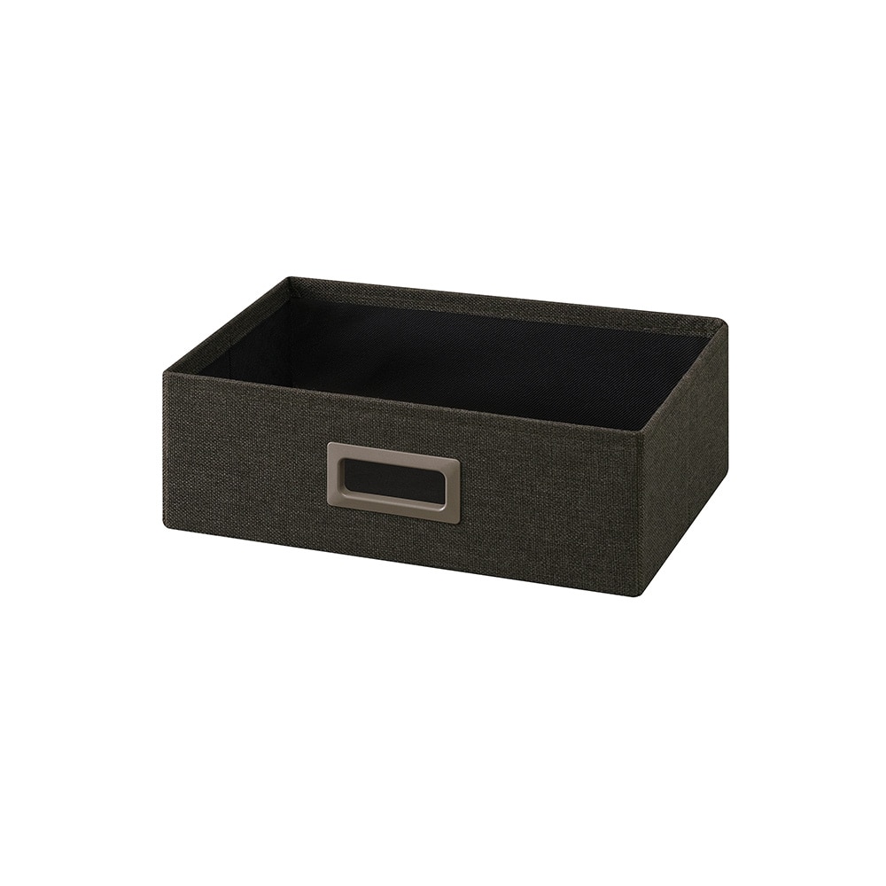 収納ボックス 幅38 奥行27 高さ13 おしゃれ 収納ケース 引き出し 取っ手付き カラーボックス 収納 ボックス インナーケース 衣類収納 組み立て簡単 リビング ランドリー アイリスオーヤマ インナーボックス 浅型 IB-38R *