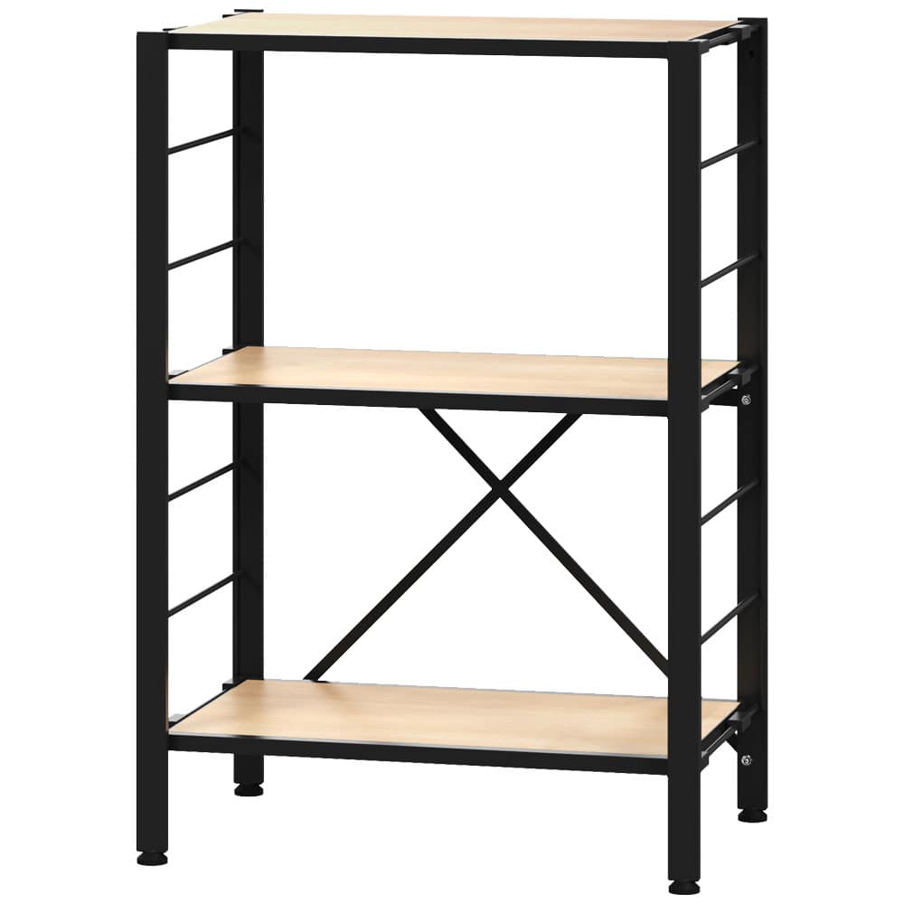 スチールラック 3段 5段 幅36 幅56 幅76 キッチン リビング オフィス ランドリー 洗面所 子供部屋 家電 組立簡単 連結 可動棚 シンプル オープン ディスプレイラック スチール棚 シェルフ 収納 アイリスオーヤマ KRSR *