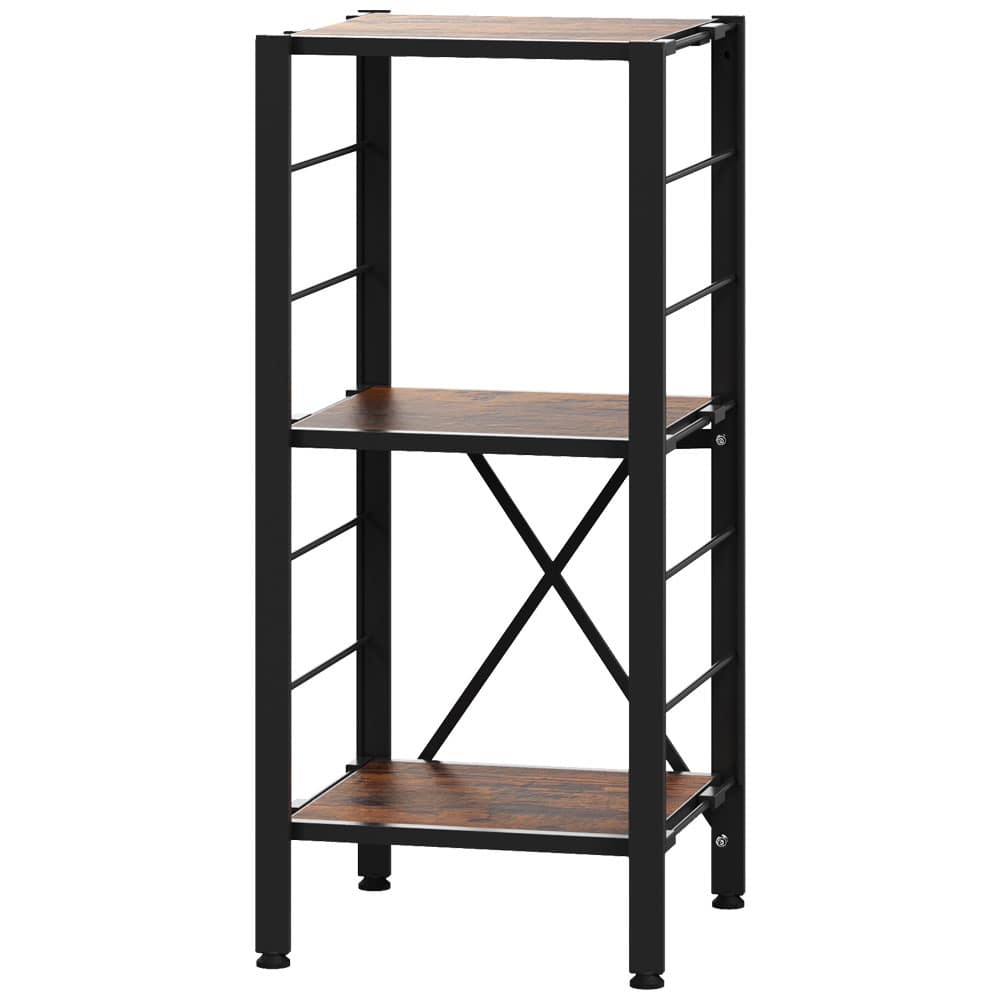 スチールラック 3段 5段 幅36 幅56 幅76 キッチン リビング オフィス ランドリー 洗面所 子供部屋 家電 組立簡単 連結 可動棚 シンプル オープン ディスプレイラック スチール棚 シェルフ 収納 アイリスオーヤマ KRSR *