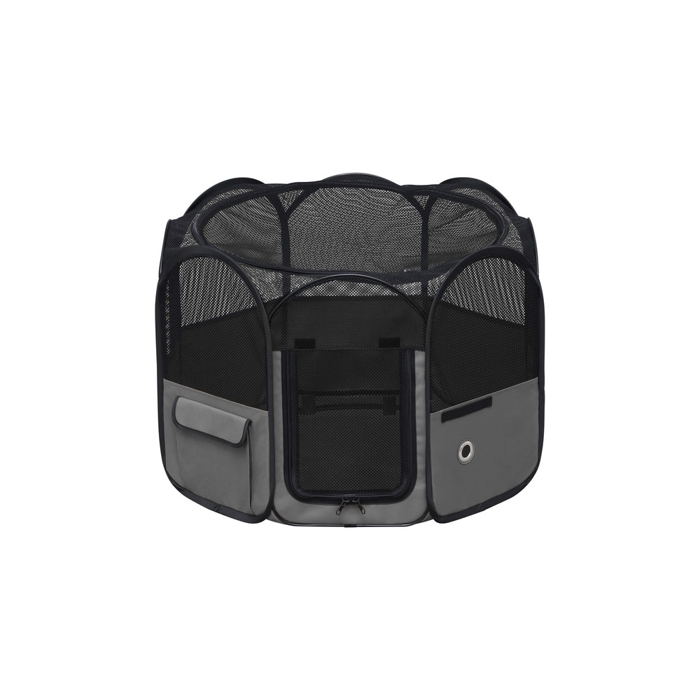 犬 ゲージ おしゃれ 屋根付き 折りたたみ ペットサークル 小型犬 中型犬 猫 ケージ サークル 多頭飼い ソフトサークル メッシュ屋根 リード付き アイリスオーヤマ ファブリックサークル Sサイズ Mサイズ Lサイズ POTS *