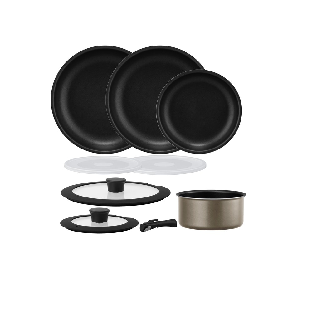 フライパンセット IH対応 ガス対応 アイリスオーヤマ 取っ手が取れる 高耐久4層構造 こびりつきにくい フライパン 20cm 26cm 鍋 炒め鍋 ハンドル 2段階ロック PFOA PFOS不使用 ダイヤモンドコートパン 9点 IPDCI-T9S *