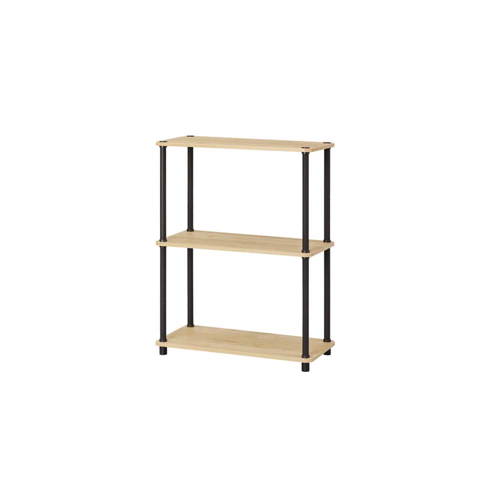 ラック 棚 3段 4段 5段 幅59.5 3段ワイド 幅90 奥行29.5 オープンラック オープンシェルフ 組み立て簡単 工具不要 本棚 収納棚 シェルフ おしゃれ 北欧 ディスプレイラック 軽量 アイリスオーヤマ スチールポールラック SPR *