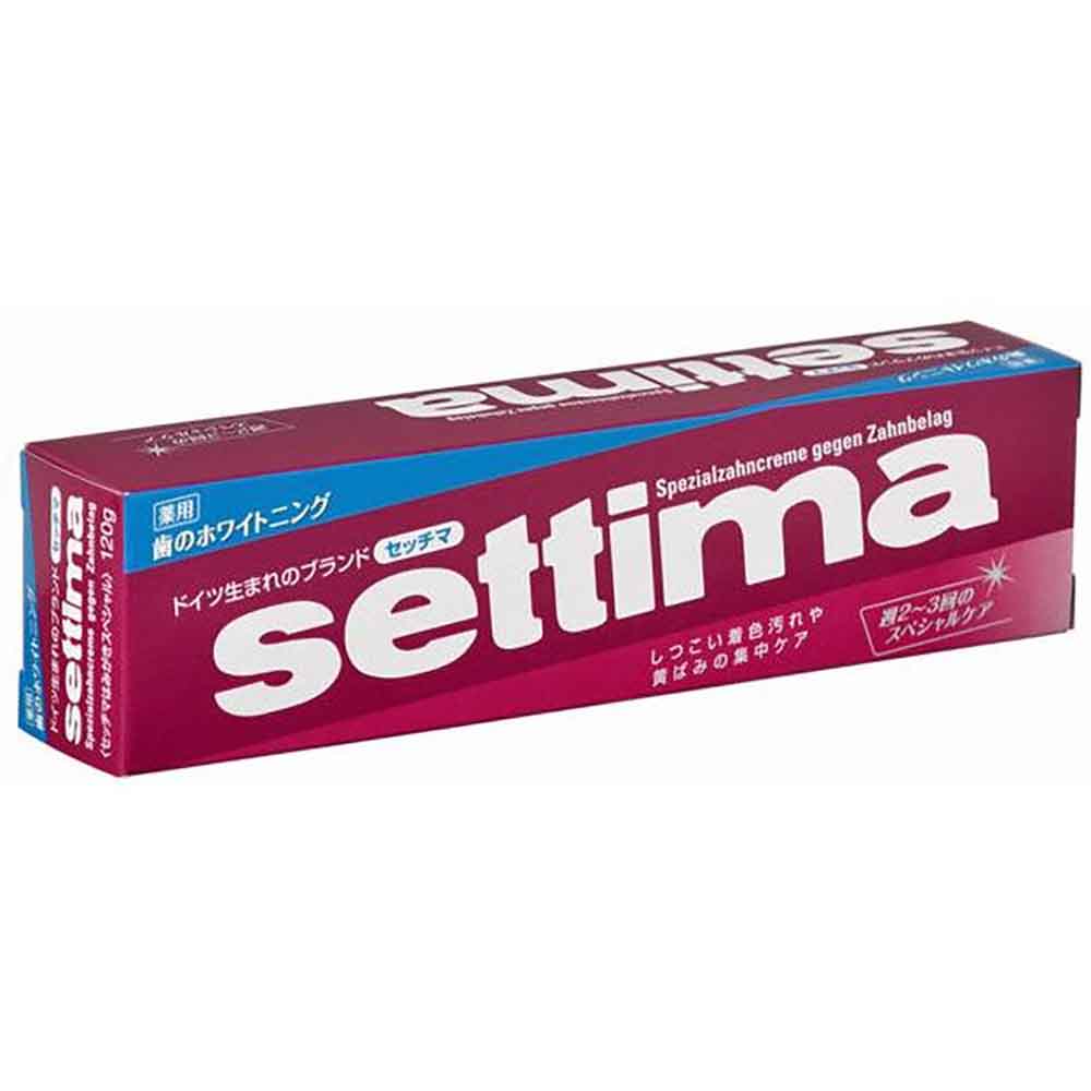 セッチマ はみがき スペシャル 箱タイプ 120g 20739 settima ハミガキ 歯みがき粉 オーラルケア サンスター 週2~3回 汚れ 気になるとき セッチマ