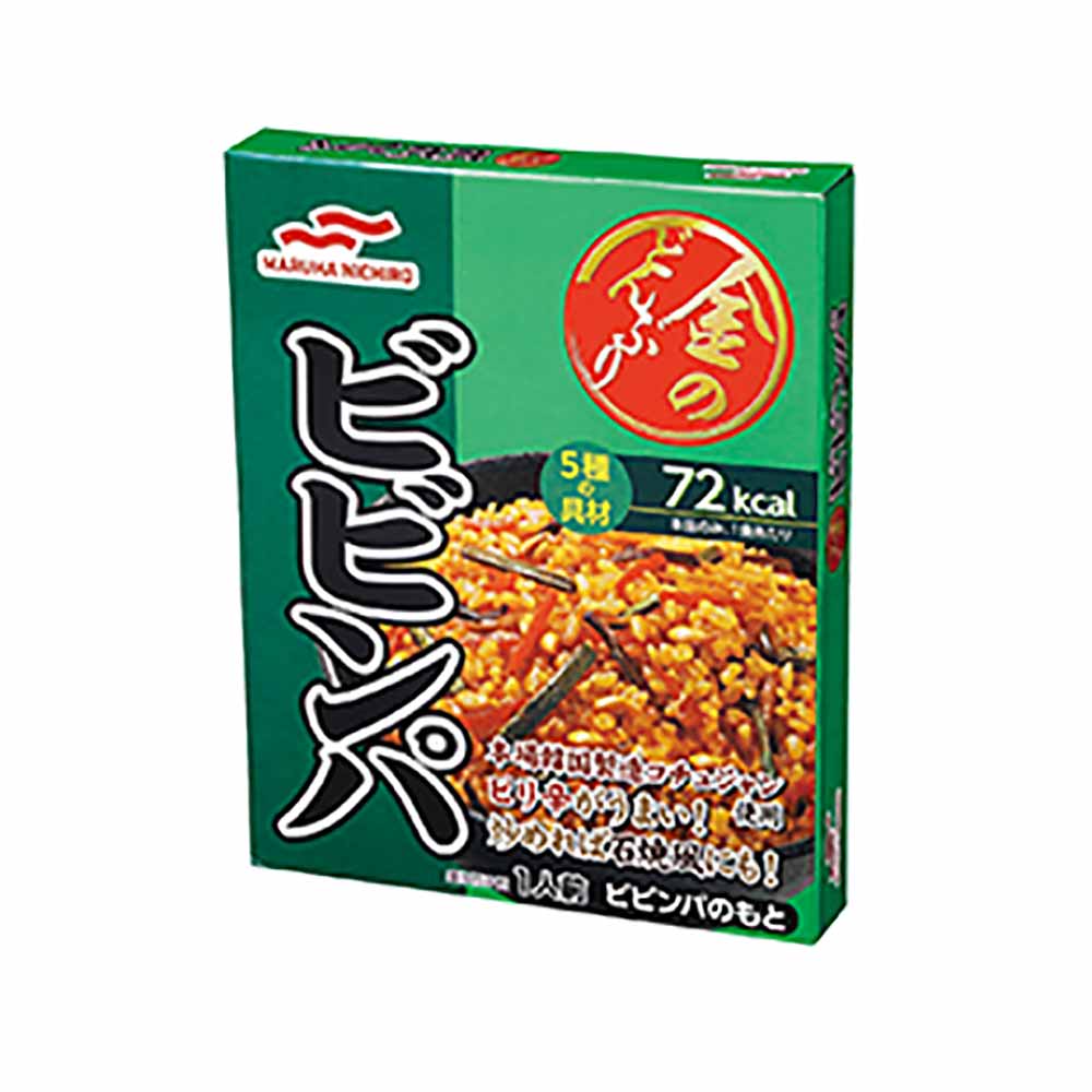 金のどんぶり 本場韓国製造コチュジャンビビンパ 65923<br>送料無料 金のどんぶり 本場韓国製造コチュジャンビビンパ ご飯のおとも 丼 簡単 電子レンジ マルハニチロ 時短 かけるだけ そのまま マルハニチロ 【メール便】
