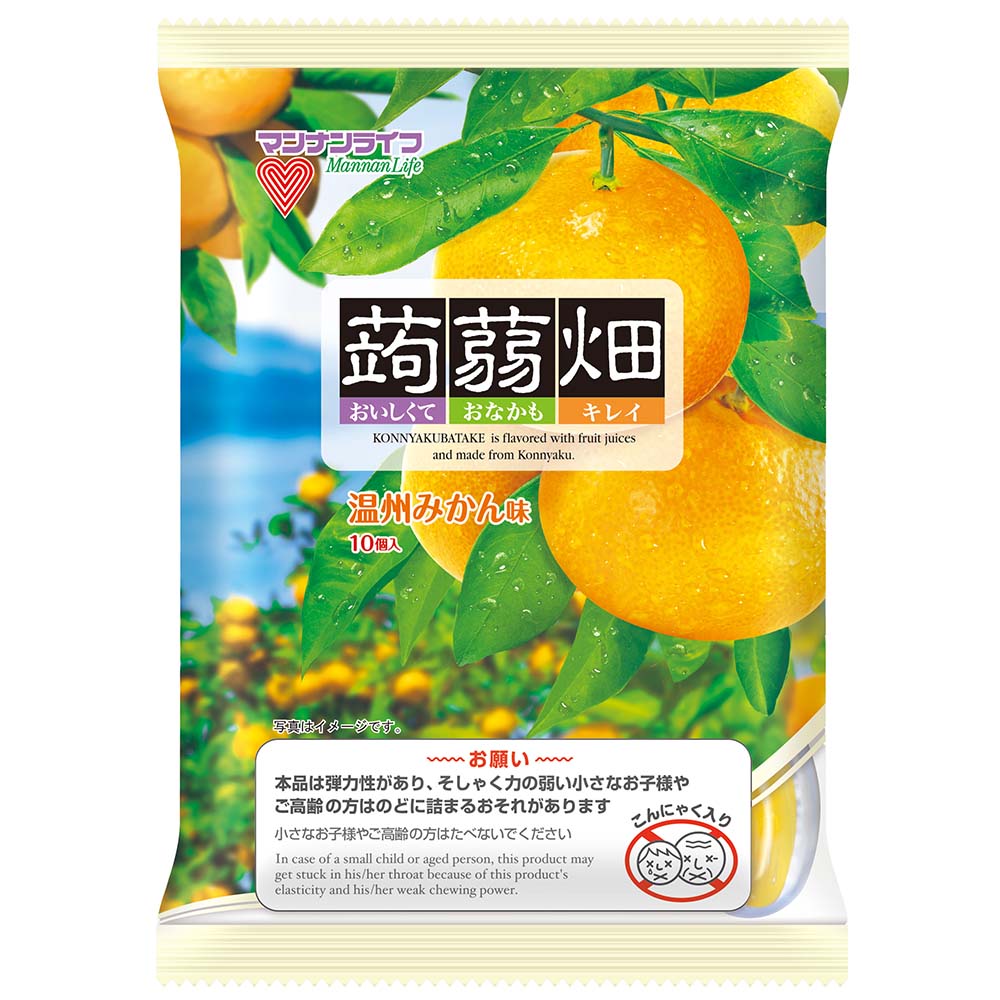 蒟蒻畑 25g×10個入 <br>こんにゃく畑 ゼリー こんにゃく 食物繊維 ヘルシー おやつ 果物 マンナンライフ 食感 もちむち ハートの容器 マンナンライフ ぶどう味 りんご味 白桃味 みかん味