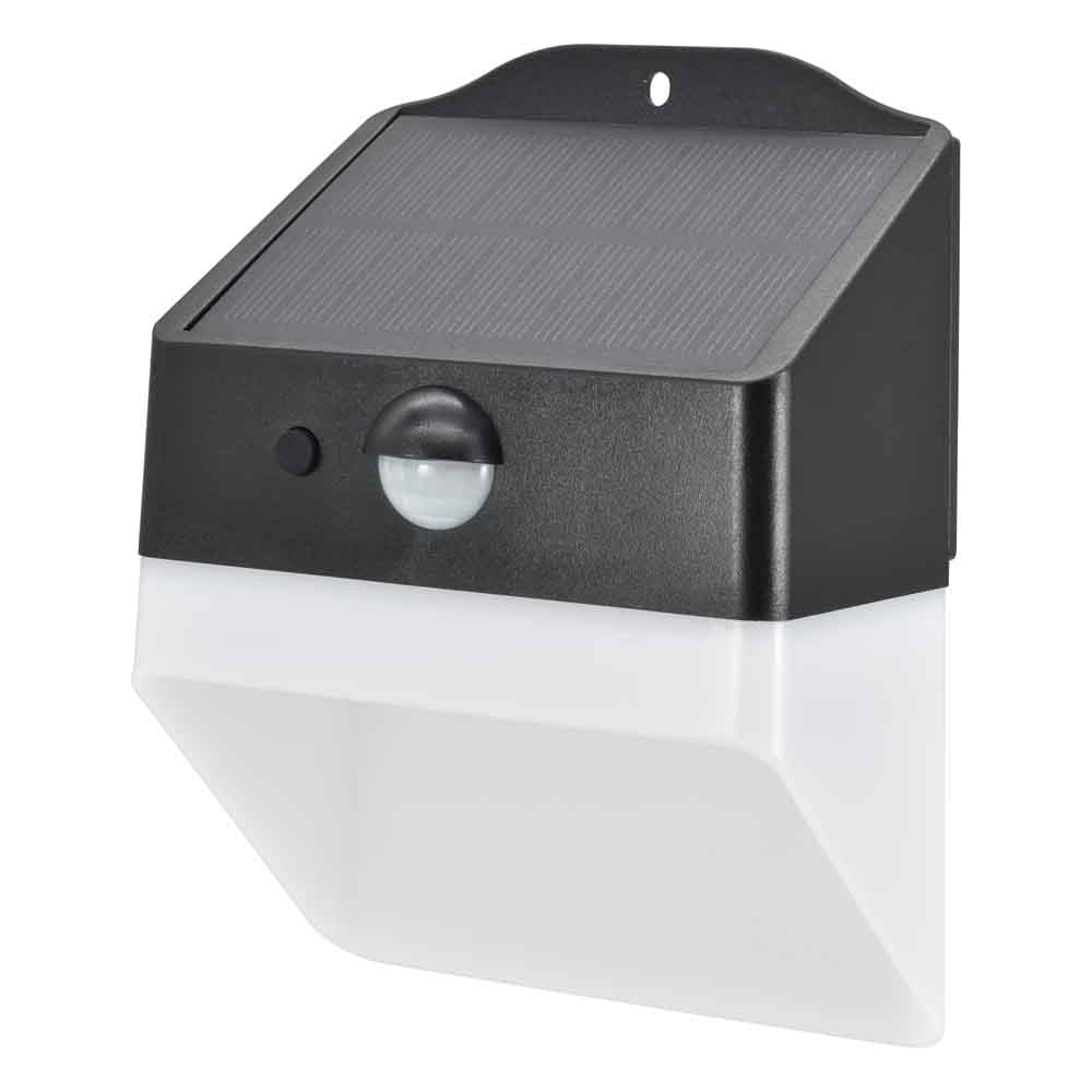 LEDソーラーウォールライト200lmフック式 LT-SSP20DW<br>センサーライト ウォールライト 防水 人感 明暗 防犯 屋外 200ルーメン ソーラー 簡単取り付け オーム電機