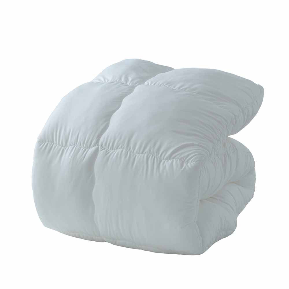 軽くてボリュームある羽毛のような掛布団 S ホワイト <br>掛布団 掛け布団 ふとん S シングル 羽毛ライク ポリエステル ボリューム 寝具