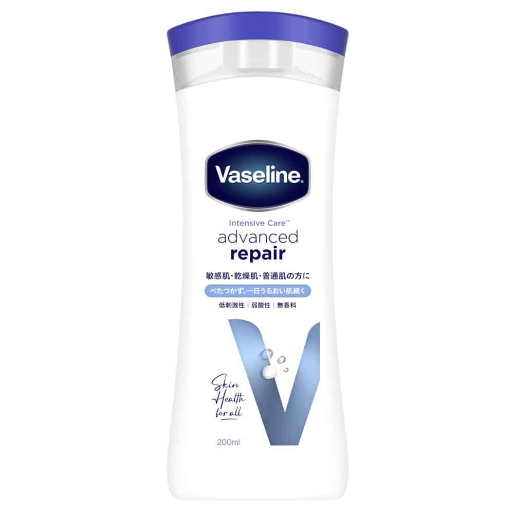 ヴァセリン インテンシブケア アドバンスドリペア ボディローション 無香料 200ml <br>ヴァセリン Vaseline ボディローション 保湿 乾燥肌 敏感肌 無香料 弱酸性 低刺激性 ワセリン