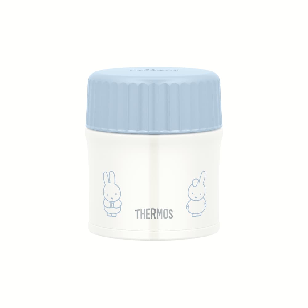 真空断熱 スープジャー アッシュブルー JBU-303<br>スープジャー サーモス 300ml 保温 保冷 真空断熱 お弁当 食洗器対応 ランチ プレゼント サーモス株式会社 アッシュブルー ライトベージュ