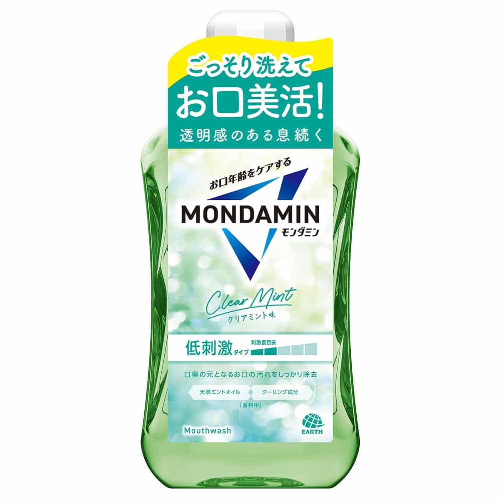 モンダミン 1000ml <br>アース製薬 モンダミン オーラルケア 洗口液 マウスウォッシュ 1000ml クリアミント 1000ml 口臭予防 アース製薬 クリアミント スパイシーミント マイルドミント ナイトクリア