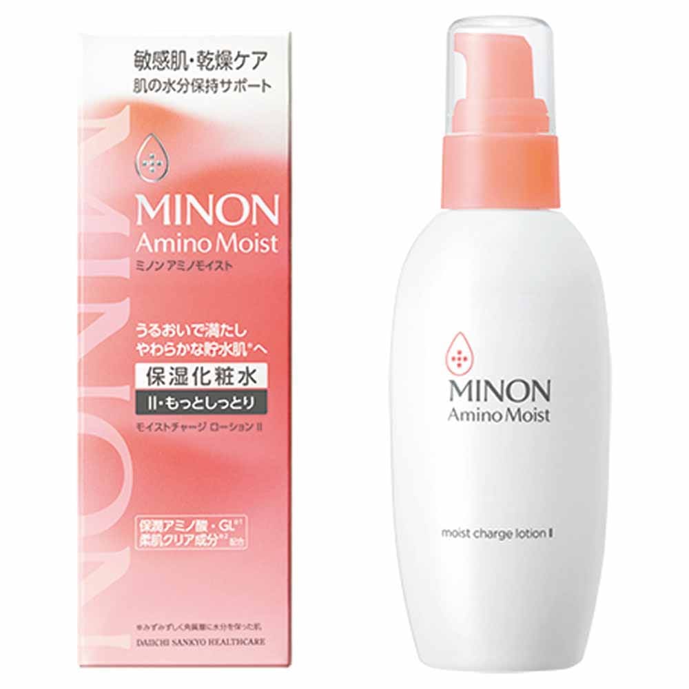 ミノンアミノモイスト モイストチャージローションIIもっとしっとりタイプ　150mL <br>ミノン アミノモイスト 洗顔 敏感肌 乾燥肌 洗顔料 MINON もっちり しっとり MINON