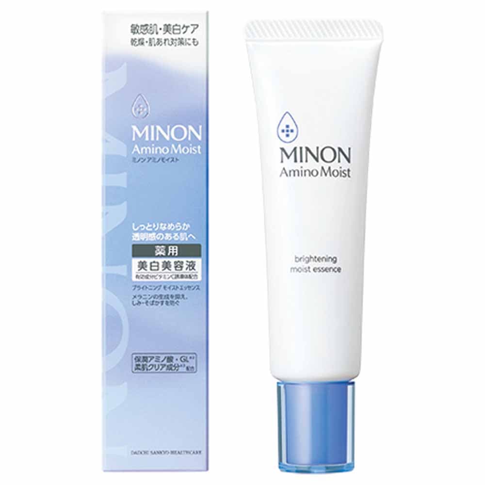 ミノンアミノモイスト ブライトニングモイストエッセンス　30g <br>MINON 第一三共ヘルスケア 医薬部外品 ミノン 肌荒れ予防 乾燥予防 薬用美白美容液 しみ・そばかす予防 有効成分配合 ミルク MINON