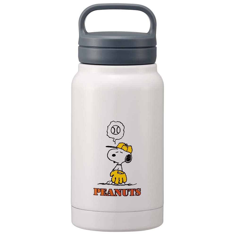 水筒 ステンレスマグボトル 350ml スクリューハンドルタイプ STSC4  キャラ 大人 アウトドア コンパクト 雑貨 スケーター ディズニー-ミッキーマウス スヌーピー-ベースボール クロミ-水彩コスメ シナモロール-水彩コスメ ディズニー-ズートピア-ワッペン