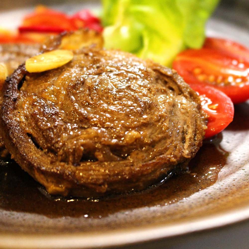 【冷凍】黒毛和牛ロールステーキ 50g×8 <br>プレゼント ギフト 惣菜 黒毛 和牛 ロールステーキ スライス肉 無添加 ジューシー 冷凍 さつま屋産業 【TD】 【代引不可】