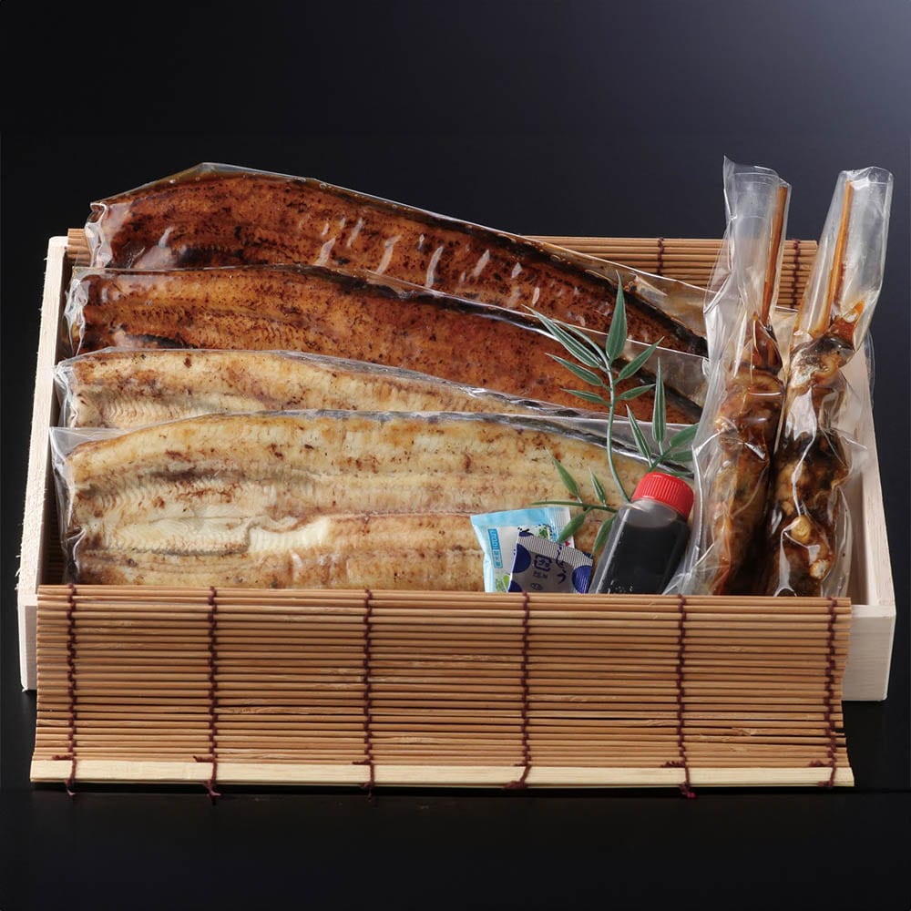 【冷凍】魚魚一 浜名湖産うなぎの詰め合わせ（竹） <br>プレゼント ギフト 惣菜 うなぎ 詰め合わせ 浜名湖 蒲焼 白焼 じっくり 冷凍 魚魚一 【TD】 【代引不可】