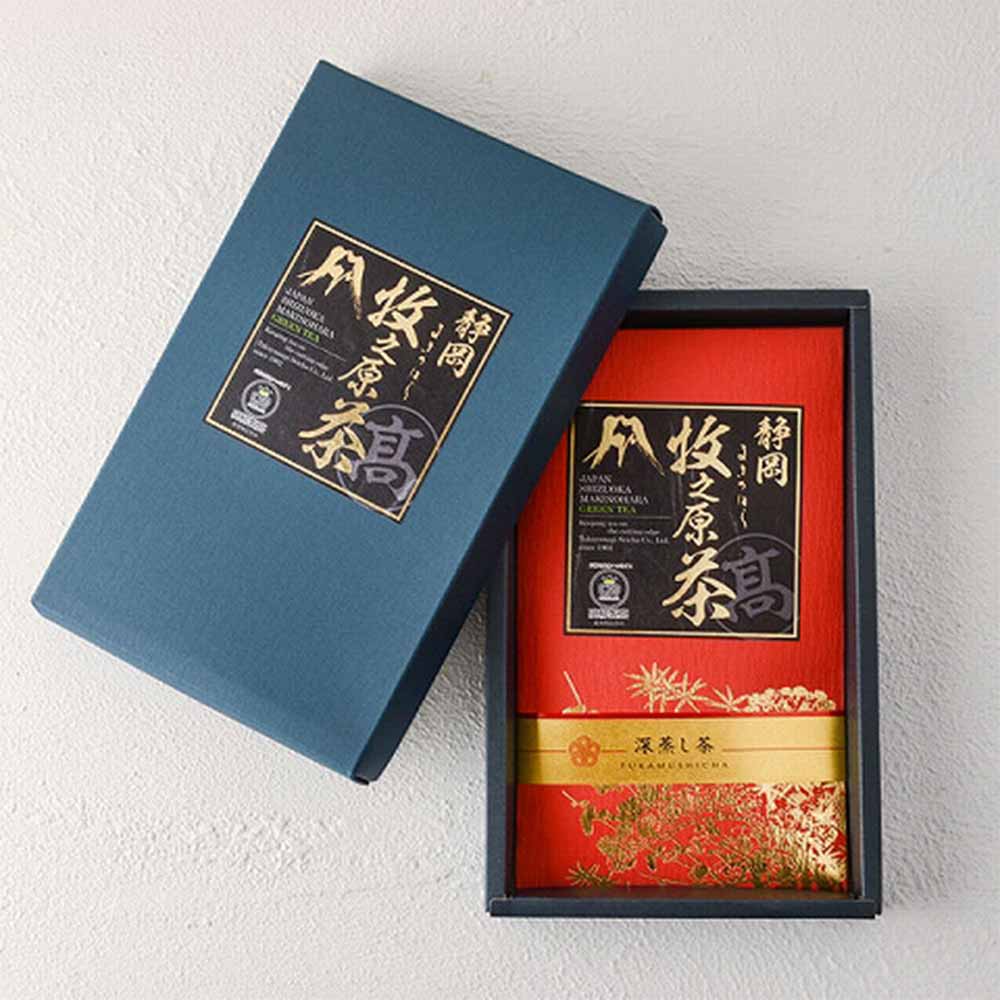 静岡牧之原「深蒸しかぶせ茶」金印極上 <br>プレゼント ギフト お茶 高柳製茶 牧之原 深蒸し かぶせ茶 金印極上 静岡 最高峰 高柳製茶 【TD】 【代引不可】